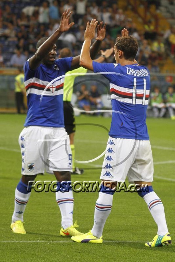 Stefano Okaka e Manolo Gabbiadini.