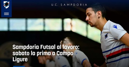 CALCIO A 5 Sampdoria Futsal al lavoro: sabato la prima a Campo Ligure