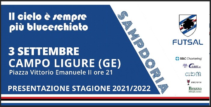 SAMPDORIA FUTSAL Presentazione il 3 settembre, il giorno dopo l'esordio col primo triangolare