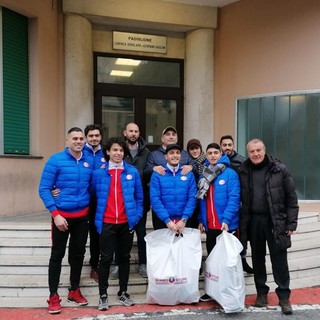 GENOVA CALCIO In visita al Gaslini