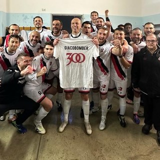 Giacobone festeggia i 300 gol in carriera con la tripletta di oggi