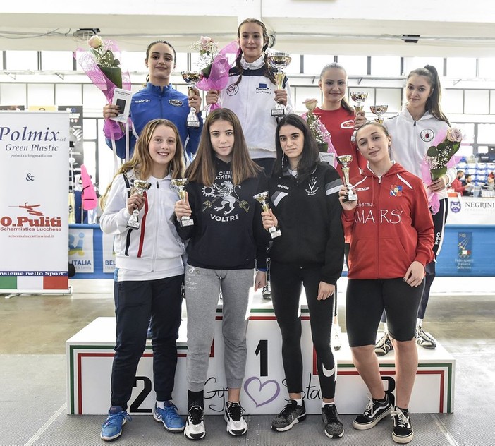 SCHERMA Giada Galetti sesta nel Torneo Nazionale Under 14 di Lucca