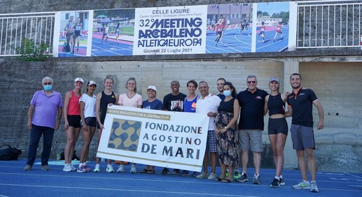 Domani a Celle Ligure il 32° Meeting Arcobaleno Atletica Europa