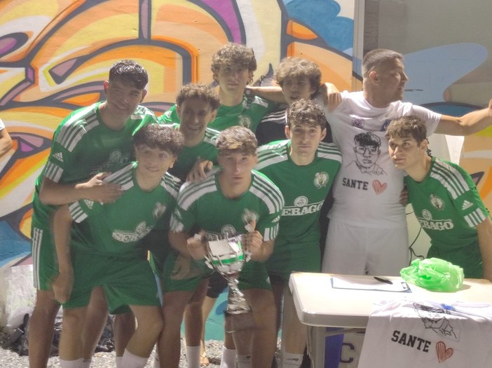 La squadra dei Green Boys vincitrice del torneo