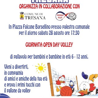 Pallavolo - Podenzana Tresana di nuovo in campo con 1.a squadra e Open Day