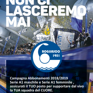 Bogliasco Pallanuoto: la campagna abbonamenti