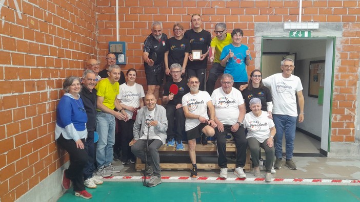 "Il tennistavolo come terapia complementare nella malattia di Parkinson", successo per la giornata organizzata a Toirano