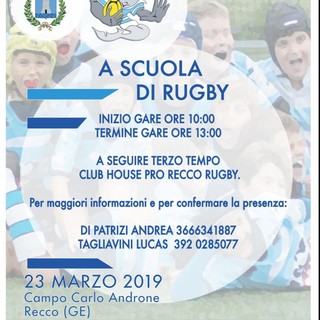 PRO RECCO RUGBY - Invito alla festa di &quot;A Scuola di Rugby&quot;