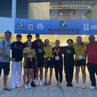KARATE CLUB SAVONA/ JACOPO argento e MICOL sfiora nuovamente il podio  alla COPPA del MONDO GIOVANILE