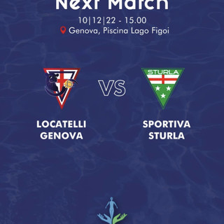 PALLANUOTO Serie B maschile : Us Locatelli Genova Pallanuoto - Sportiva Sturla