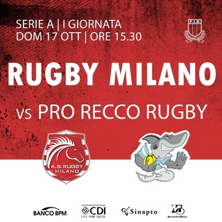 RUGBY/ INIZIA LA SERIE A 2021/2022