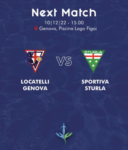 PALLANUOTO Serie B maschile : Us Locatelli Genova Pallanuoto - Sportiva Sturla