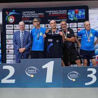 Tennistavolo, Toirano e Prendiamoci per Mano vincenti ai Campionati Italiani Parkinson