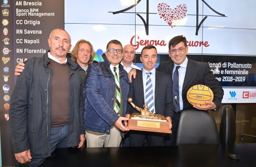 Pallanuoto: Bogliasco premiata come miglior società d'Italia