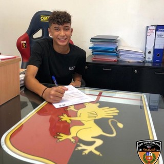 OSPEDALETTI Il centrale classe 2008 Jeremy Fazio ha firmato con il Genoa