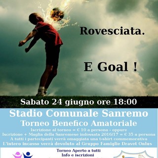 La	Sindrome	di	Dravet	va	presa	di	petto,	sabato	24	giugno	torneo	benefico amatoriale	al	‘Comunale’	di	Sanremo