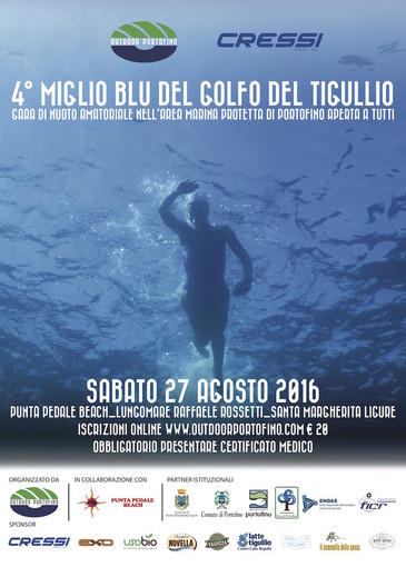 Miglio Blu del Golfo del Tigullio, sabato 27 agosto la quarta edizione