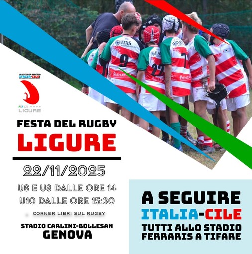 La FESTA DEL RUGBY LIGURE a Genova aspettando Italia-Cile La FESTA DEL RUGBY LIGURE a Genova aspettando Italia-Cile