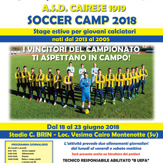 Cairese Soccer Camp 2018