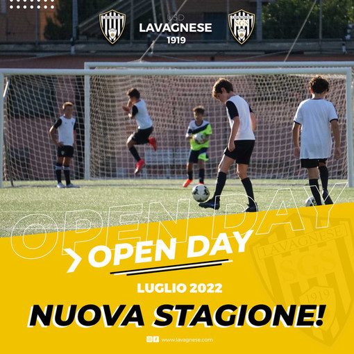 LAVAGNESE / Settore Giovanile: ecco le date degli open day della nuova stagione!