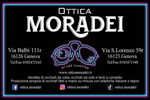 OTTICA MORADEI premia i nostri lettori