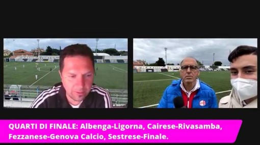 VIDEO/ALBENGA-GENOVA CALCIO Beppe Maisano: &quot;Fa effetto sedere al tavolo delle grandi. Qualcuno avrà dovuto rivedere i propri pronostici&quot;