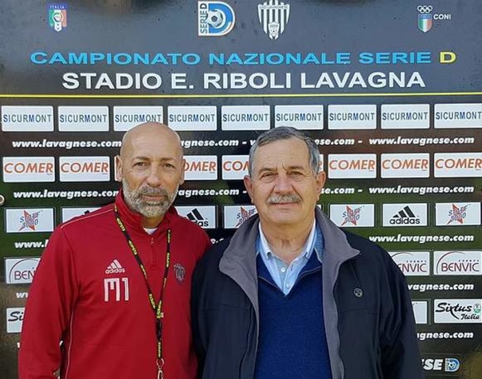 Il nuovo tecnico della Lavagnese, Cristiano Masitto, qui in versione giocatore con la casacca bianconera.