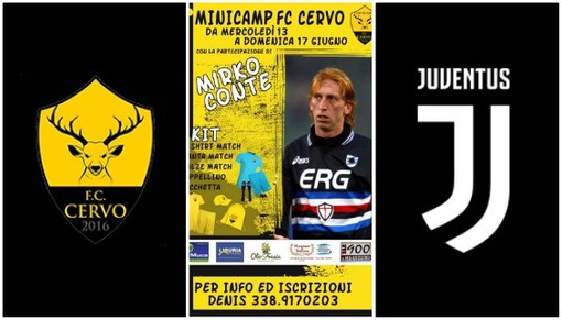 FC Cervo Minicamp, domenica 17 Giugno presente la Juventus con le leve 2009,2010, 2011