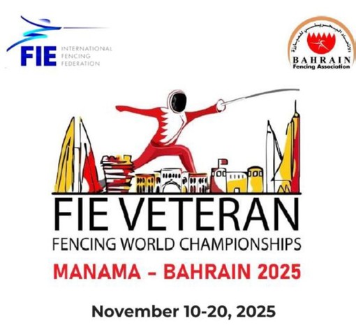 SCHERMA Gianna Cirillo, Joy Marino e Claudio Pirani convocati per i Mondiali Master in Bahrein SCHERMA Gianna Cirillo, Joy Marino e Claudio Pirani convocati per i Mondiali Master in Bahrein