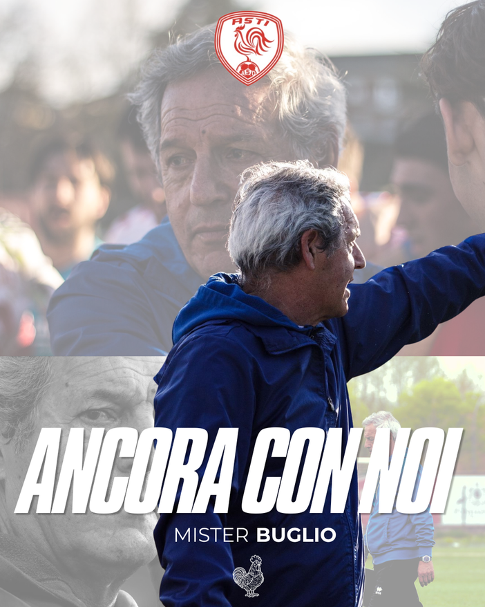 ASTI La conferma di mister Buglio