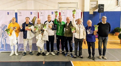SCHERMA Quattro argenti per i Master liguri a Montecatini