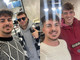 Luca Lo Cicero di Ottica Moradei con Paolo Mignacco e Stefano Papini, i premiati della scorsa settimana