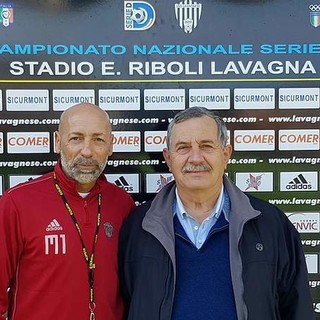 Il nuovo tecnico della Lavagnese, Cristiano Masitto, qui in versione giocatore con la casacca bianconera.