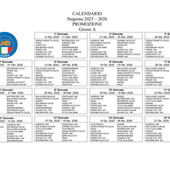 PROMOZIONE A Il calendario completo della stagione