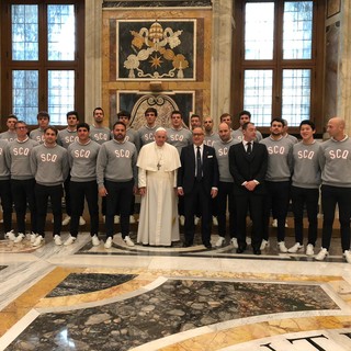 PALLANUOTO Papa Francesco all’ Iren Quinto: “Non dimenticate spirito di squadra e passione”