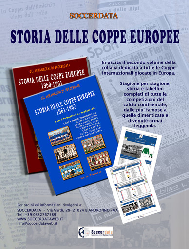 L'Almanacco delle Coppe Europee 1960-1961