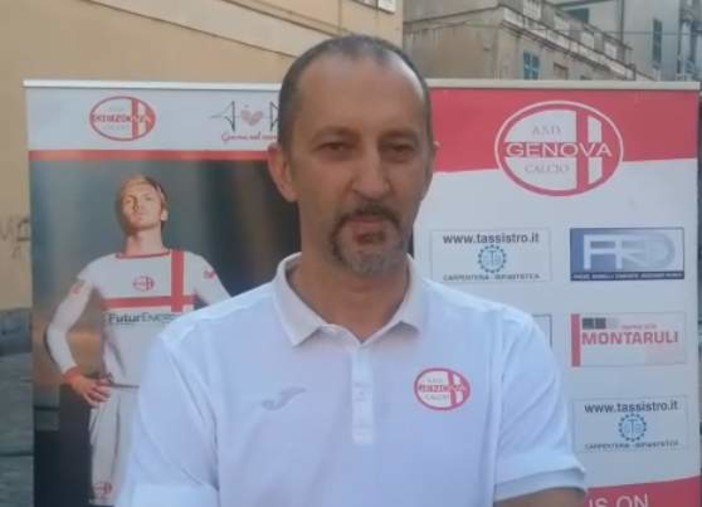 VIDEO La presentazione della Genova Calcio: il responsabile del settore giovanile Flavio Pareto