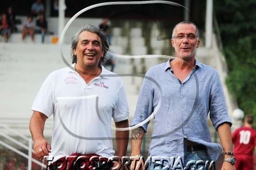Puggia e Pedemonte, ds e allenatore del Pontex Il Torchio (foto Matteo Cannella/fotosportmedia.com)