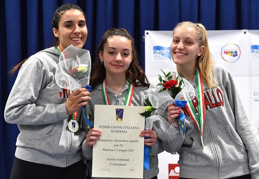 SCHERMA Argento per il Club Scherma Rapallo a Piacenza nei Campionati Italiani a squadre