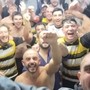 Raschellà esulta con tutto il Corner