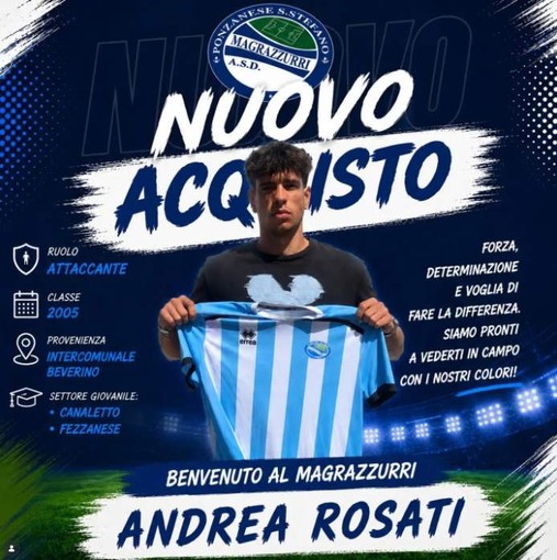 MAGRA AZZURRI Benvenuto ad Andrea Rosati MAGRA AZZURRI Benvenuto ad Andrea Rosati