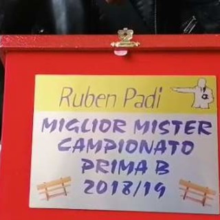 VIDEO Ruben Padi alla festa dell'Almanacco del calcio ligure