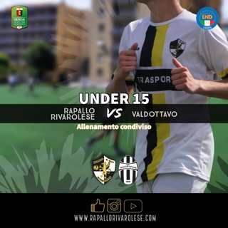 RAPALLO RIVAROLESE Domenica mattina l'Under 15 con il Valdottavo