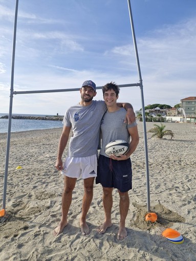 FIR Liguria - Rugby in spiaggia con Rugby in Ospedale FIR Liguria - Rugby in spiaggia con Rugby in Ospedale