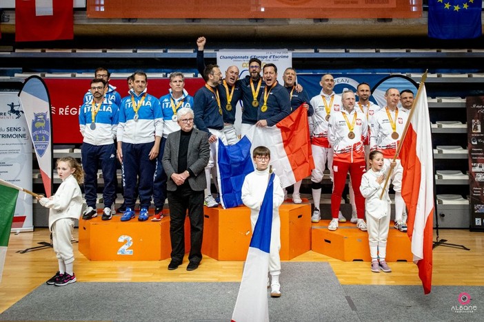 SCHERMA Tre Medaglie per i Master Liguri ai Campionati Europei SCHERMA Tre Medaglie per i Master Liguri ai Campionati Europei