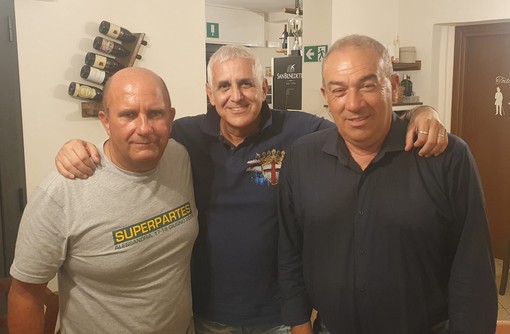Gino Saulle con Mimmo Zappia e Silvano Donadio Gino Saulle con Mimmo Zappia e Silvano Donadio