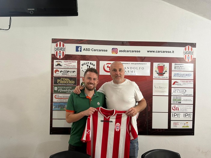 CARCARESE punta sui giovani: l'Under 21 giocherà in Seconda Categoria, Simone Testa allenatore