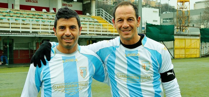 Sannino con Sandro Cappai