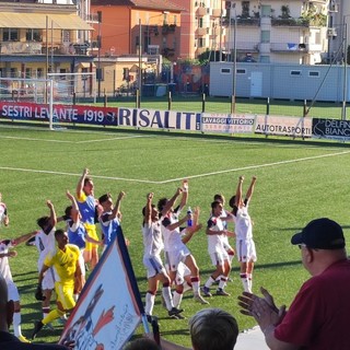 Sestri Levante in festa a fine gara