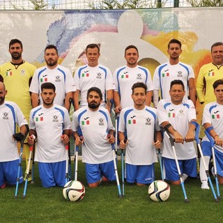 Ritiro pre mondiale della nazionale italiana di calcio amputati con la Levante C Pegliese